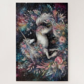 Celestial Unicorn with Botanicals Legpuzzel (Verticaal)