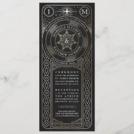 Celestial Union bruiloft uitnodigingen (lang)