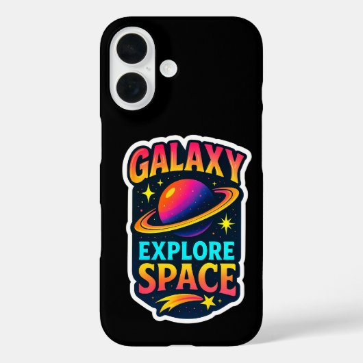 Celestial Vibes in een elektrische baan Case-Mate iPhone Case (Achterkant)