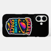 Celestial Vibes in een elektrische baan Case-Mate iPhone Case (Achterkant (horizontaal))