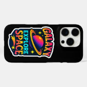 Celestial Vibes in een elektrische baan Case-Mate iPhone Case (Achterkant (horizontaal))