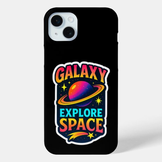 Celestial Vibes in een elektrische baan Case-Mate iPhone Case (Achterkant)