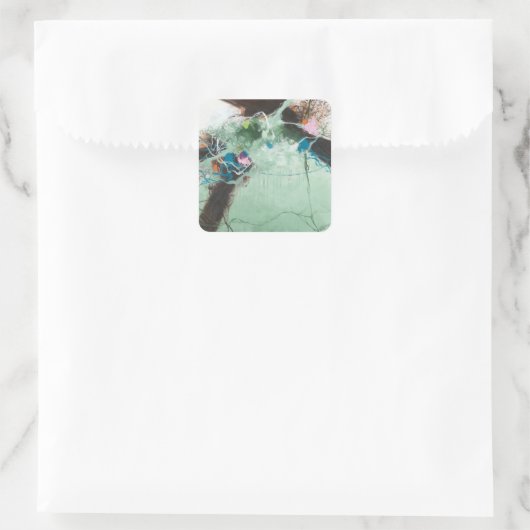 Celestial Vierkante Sticker (Tas)