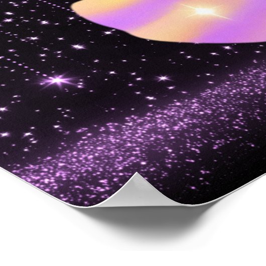 Celestial Virgo – Astrology Art Poster (Hoek)