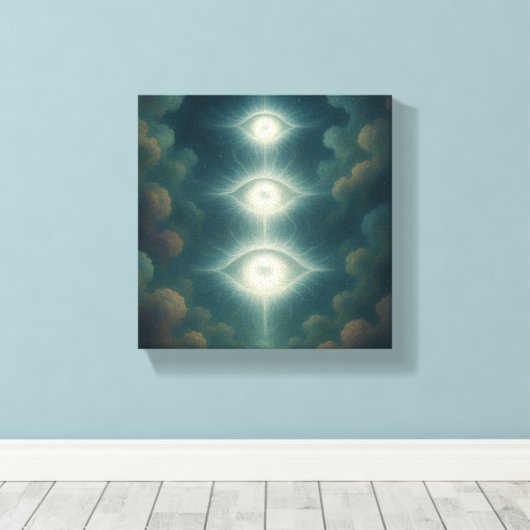 Celestial Vision Canvas (Insitu (Houten vloer))