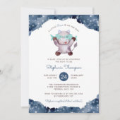 Celestial Vissen Astrologie Teken Baby shower Kaart (Voorkant)