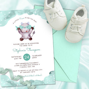 Celestial Vissen Astrologie Teken Baby shower Kaart