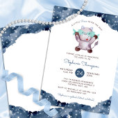 Celestial Vissen Astrologie Teken Baby shower Kaart