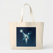 Celestial Voyage: Gravity Canvas tas Design (Voorkant)