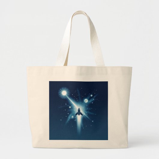 Celestial Voyage: Gravity Canvas tas Design (Voorkant)