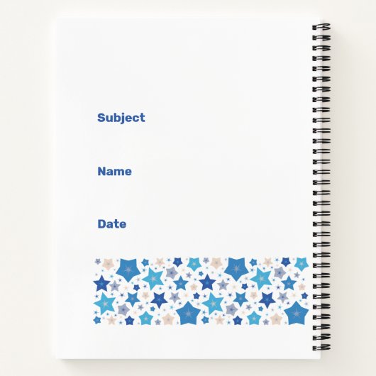 Celestial Waltz (Linear) Pocket Folde Notitieboek (Achterkant)