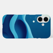 Celestial Waves: een dromerige Abstract Case-Mate iPhone Case (Achterkant (horizontaal))