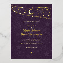 Celestial Wedding Fancy Gold Deep Paarse