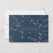 Celestial Wedding RSVP-kaart RSVP Kaartje (Achterkant)