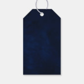 Celestial Wedding Sky Moon Sterren Bloemen Dank u Cadeaulabel (Achterkant)