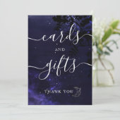 Celestial Wedding Theme Kaarten en Gifts (5 x 7) (Staand voorkant)