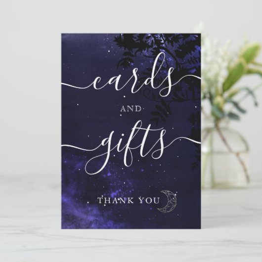 Celestial Wedding Theme Kaarten en Gifts (5 x 7) (Staand voorkant)