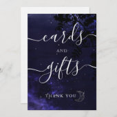 Celestial Wedding Theme Kaarten en Gifts (5 x 7) (Voorkant / Achterkant)