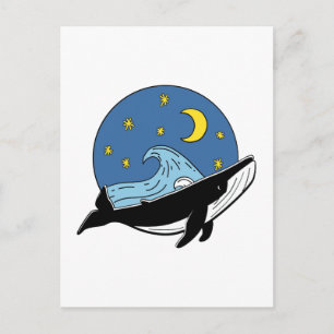 Celestial Whale Briefkaart