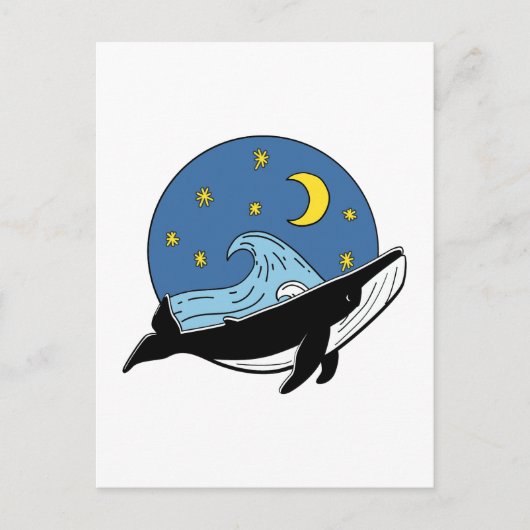 Celestial Whale Briefkaart (Voorkant)