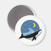 Celestial Whale Magneet (Voorkant / Achterkant)