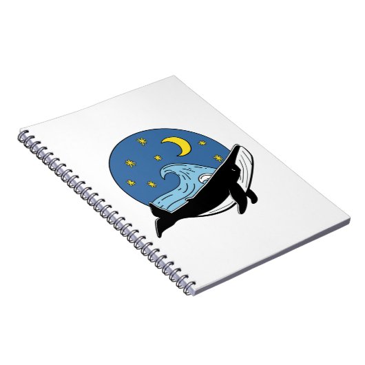 Celestial Whale Notitieboek (Rechterzijde)