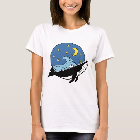 Celestial Whale T-Shirt (Voorkant)