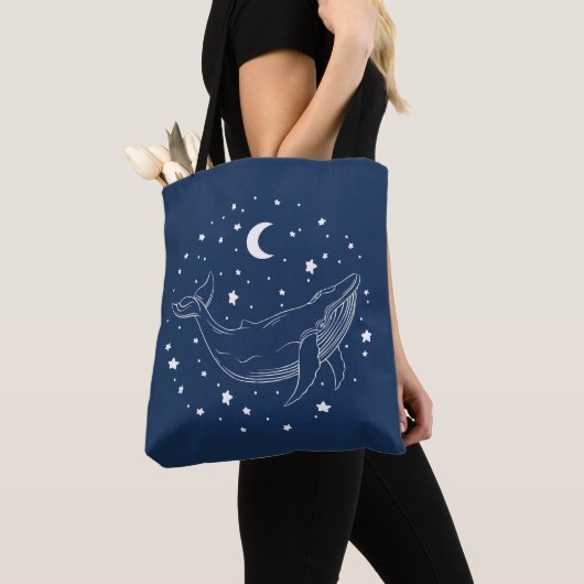 Celestial Whale Tote Bag (Dichtbij)