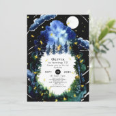 Celestial Whimsy Woodland Verjaardag Kaart (Staand voorkant)