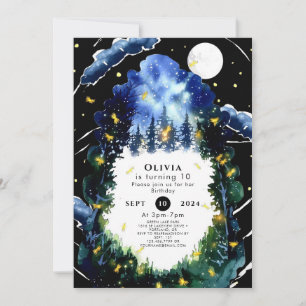 Celestial Whimsy Woodland Verjaardag Kaart