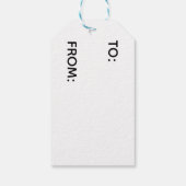 Celestial Whirl Cadeaulabel (Achterkant)