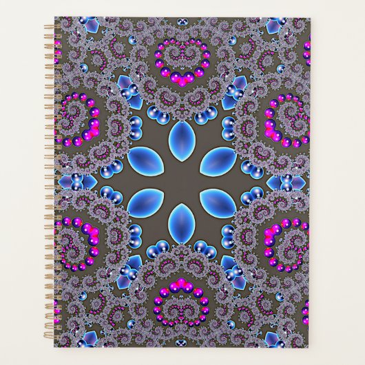 Celestial Whirl Spiral Notebook Planner (Voorkant)