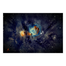 Celestial Whispers: boeiende Orionnevel kunst