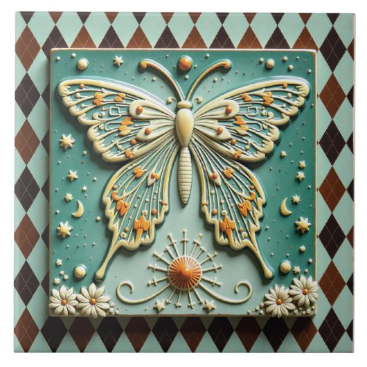 Celestial Wings at the Diamond Court Tegeltje (Voorkant)