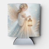 Celestial Winter Angel Lantern of Comfort Blikjeskoeler (Voorkant)