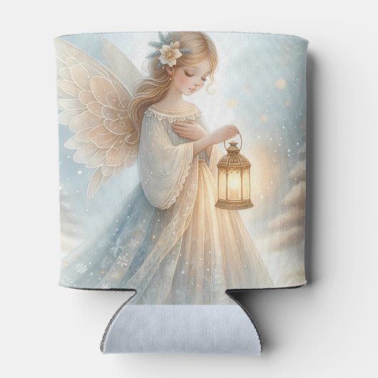 Celestial Winter Angel Lantern of Comfort Blikjeskoeler (Achterkant)