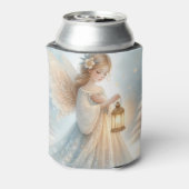 Celestial Winter Angel Lantern of Comfort Blikjeskoeler (Blikje Achterkant)