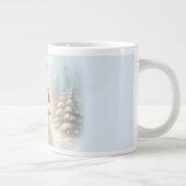 Celestial Winter Angel Lantern of Comfort Grote Koffiekop (Rechts)