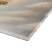 Celestial Winter Angel Lantern of Comfort Snijplank (Hoek)