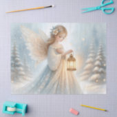 Celestial Winter Angel Lantern of Comfort Tissuepapier (Craft)