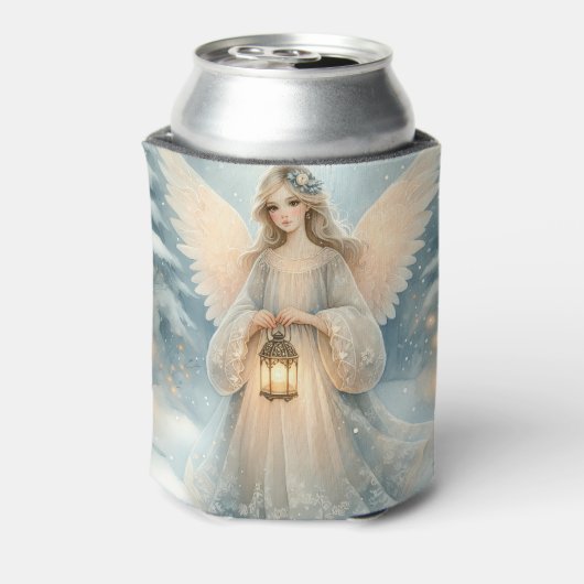 Celestial Winter Angel Lantern of Grace Blikjeskoeler (Blikje Achterkant)