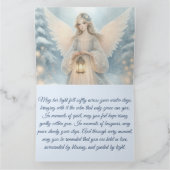 Celestial Winter Angel Lantern of Grace Kaart (Binnen)