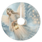 Celestial Winter Angel Lantern of Grace Kerstboom Rok (Voorkant)