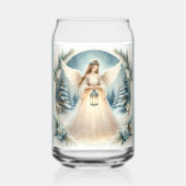 Celestial Winter Angel Lantern of Hope Blikvorm Glas (Voorkant)