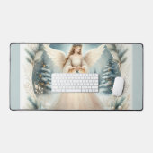 Celestial Winter Angel Lantern of Hope Bureaumat (Keyboard & Muis)