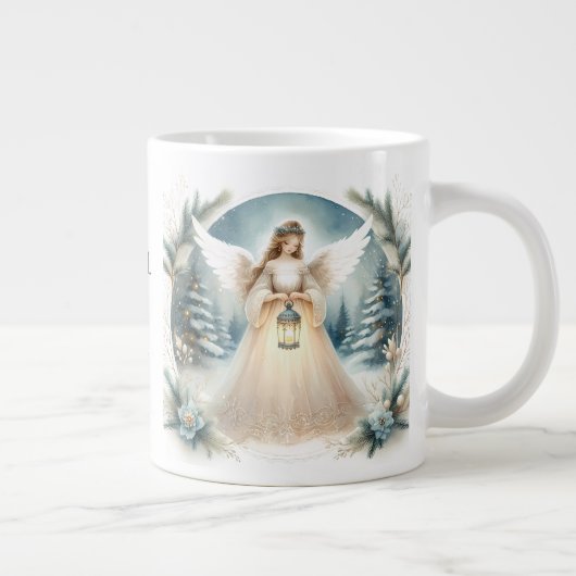 Celestial Winter Angel Lantern of Hope Grote Koffiekop (Rechts)