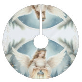 Celestial Winter Angel Lantern of Hope Kerstboom Rok (Voorkant)