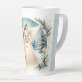 Celestial Winter Angel Lantern of Hope Latte Mok (Rechterhoek)