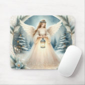 Celestial Winter Angel Lantern of Hope Muismat (Met muis)