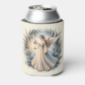 Celestial Winter Angel Lantern of Peace Blikjeskoeler (Blikje Achterkant)